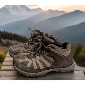 The North Face Truckee Mid Men's Brown Suede Hiking Shoe Boots Size 12